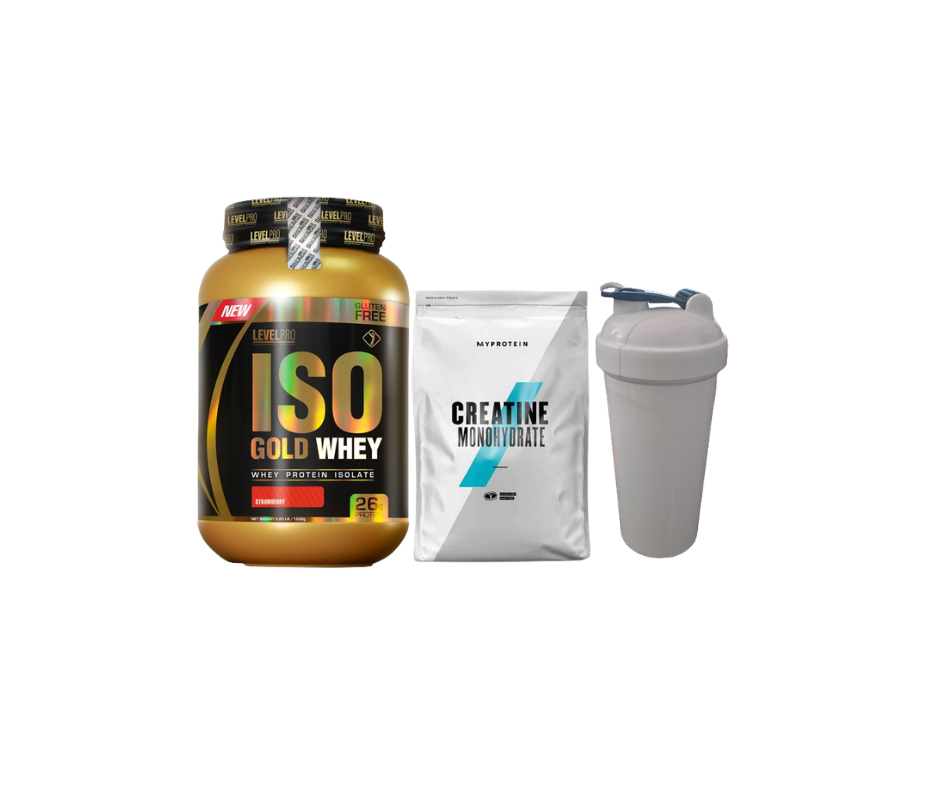 Pack GATO SANDUNGUERO (whey gold pro+creatina My protein 250gr+shaker)