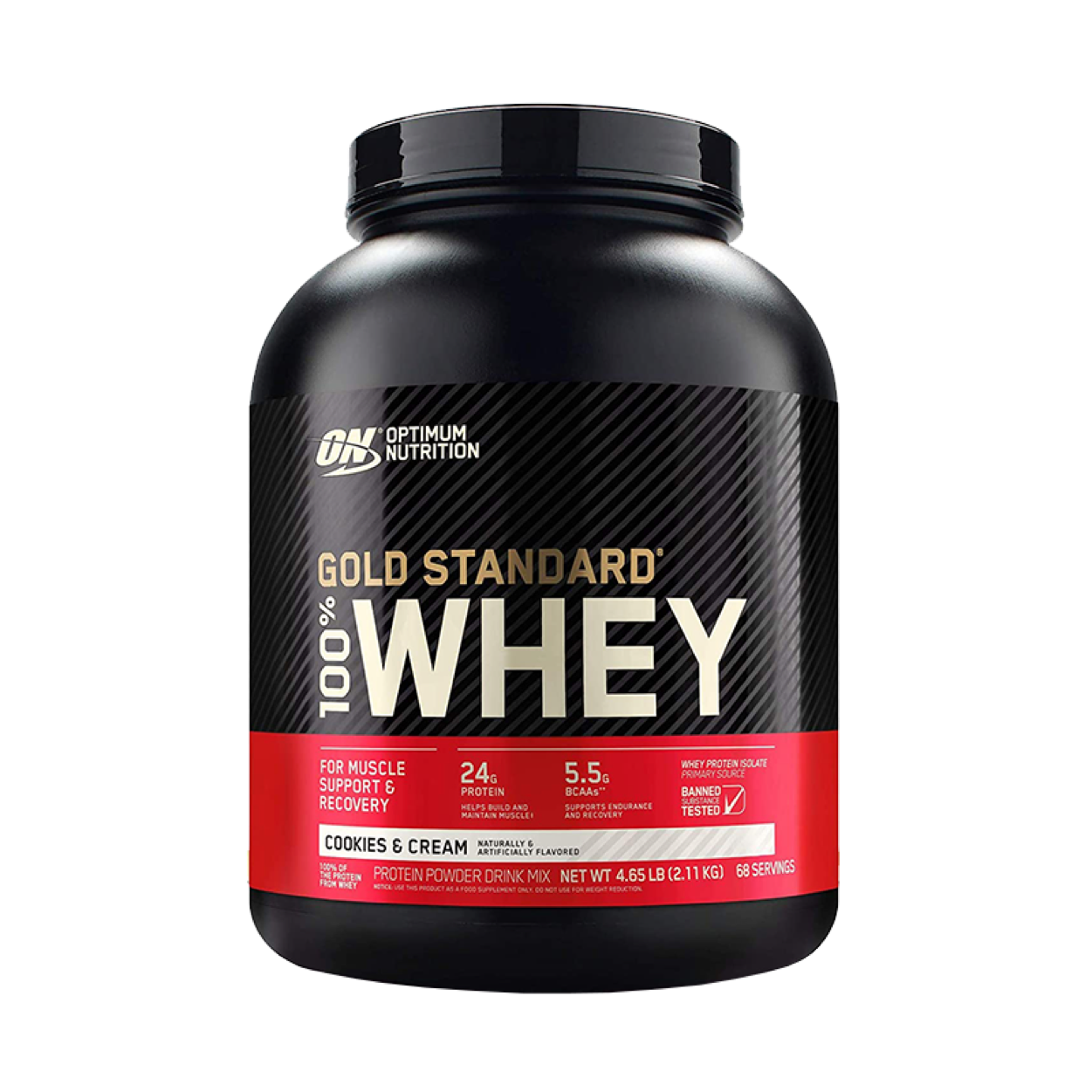 Proteina Gold Standard Whey de  5lb – Optimum Nutrition